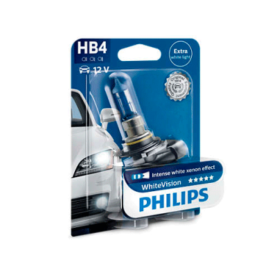 Галогеновая лампа Philips WhiteVision HB4